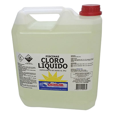 CLORO LIQUIDO PISCINA 5LT DIDEVAL